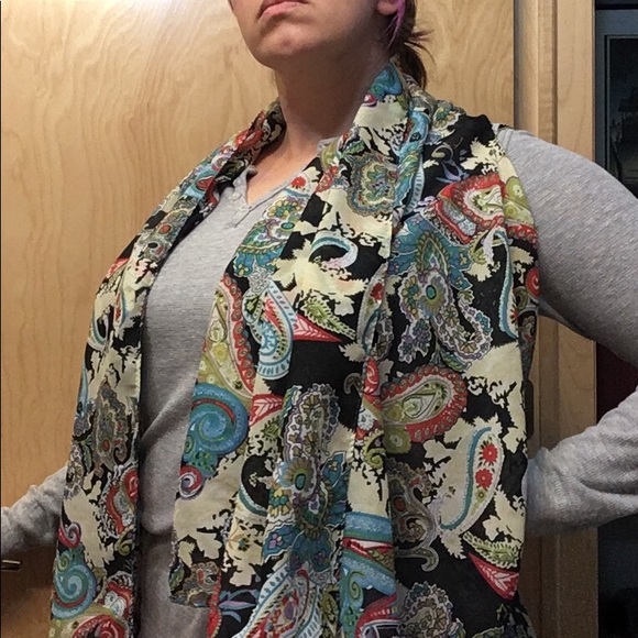 Paisley Vest, Multi-way Colorful - Picture 3 of 6